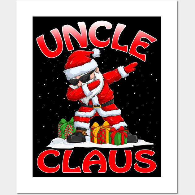 Uncle Santa Claus Christmas Matching Costume Wall Art by intelus